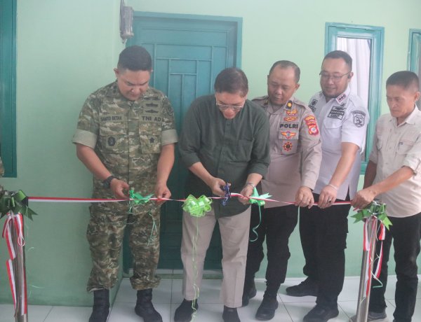 Dandim 0624/Kab. Bandung Resmikan Rutilahu di Desa Nagreg Kendan Kec. Nagreg